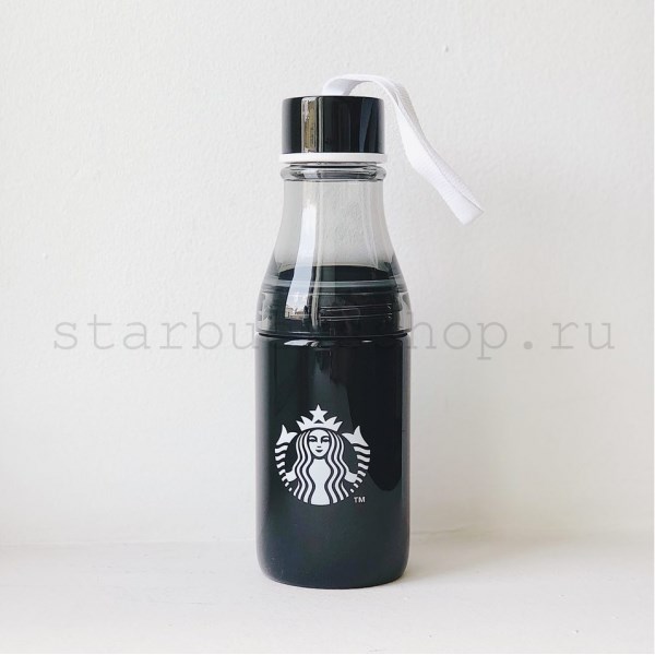 Акриловая бутылка Starbucks™ Half-Black, 355 ml