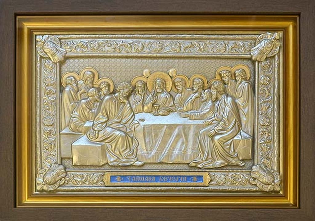 Картина из металла Тайная вечеря