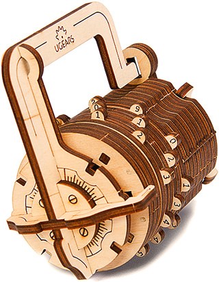 Механический 3D-конструктор Ugears «Кодовый замок»