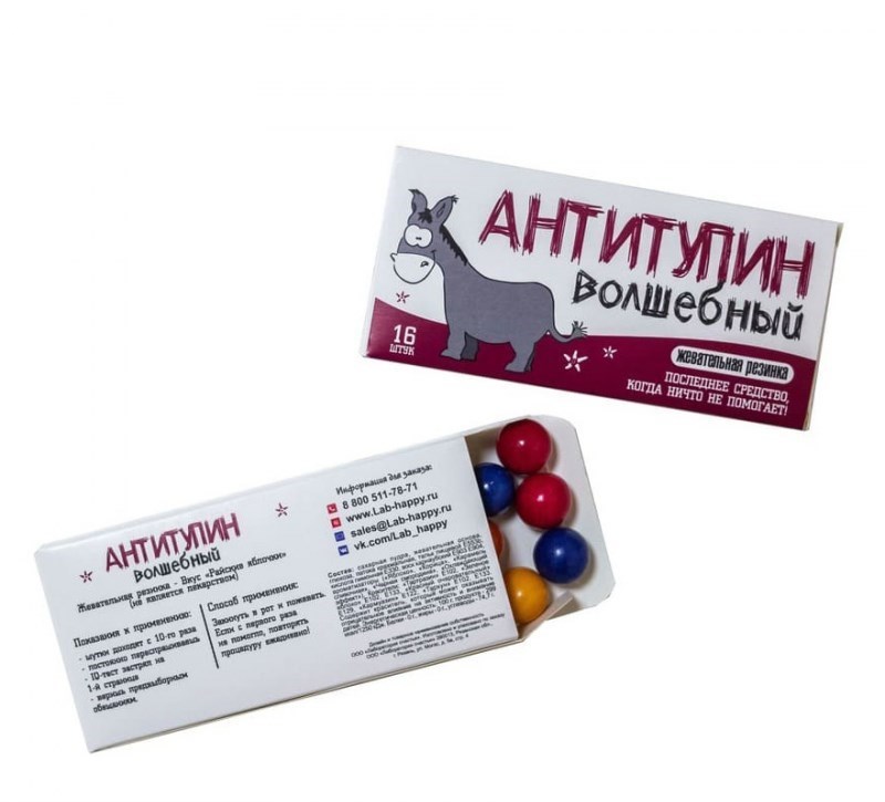 Жевательная резинка Антитупин волшебный