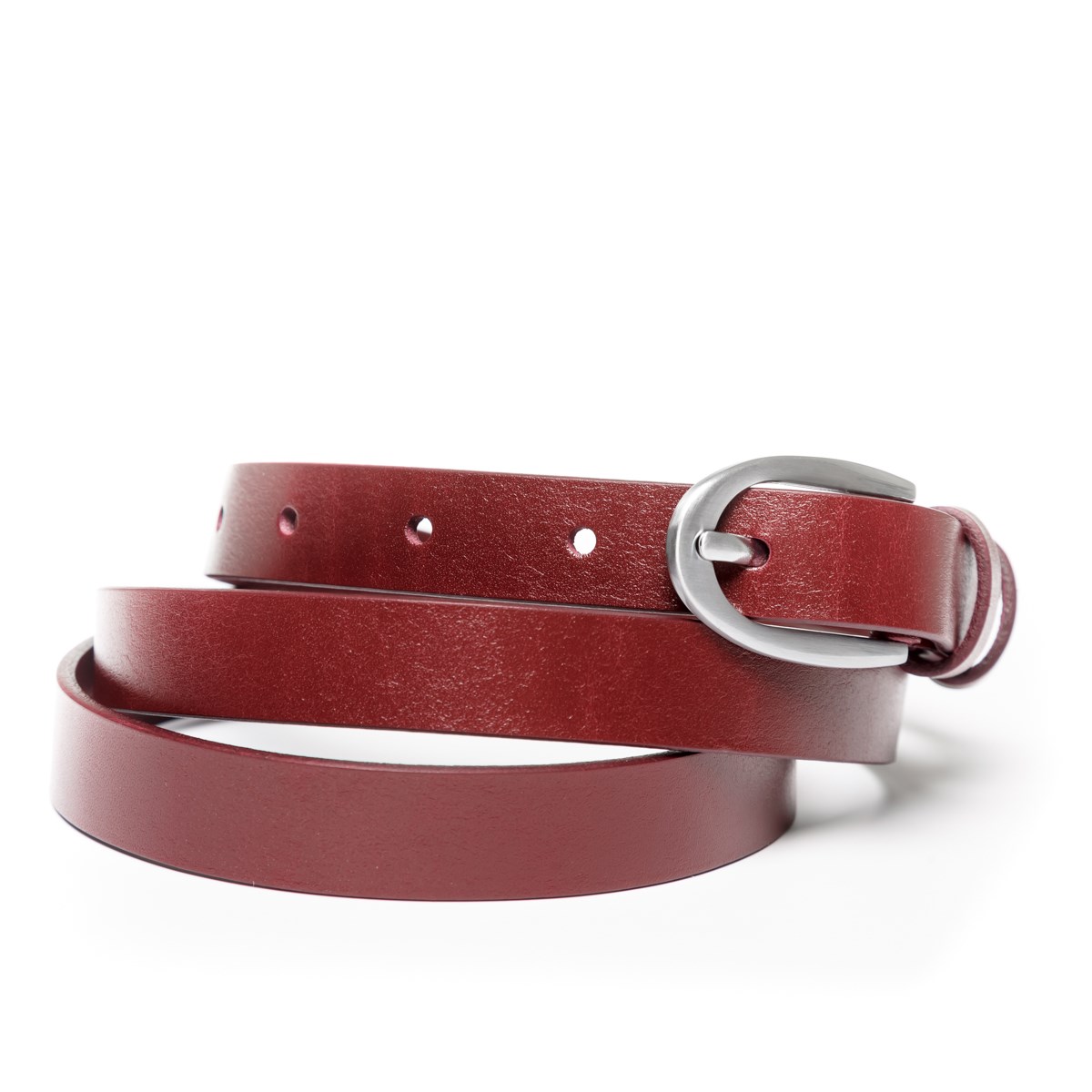 Женский кожаный ремень Dancey Burgundy