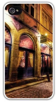 Чехол для iphone 4/4S (пластик), улица