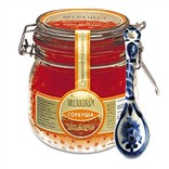 Красная икра и ложка