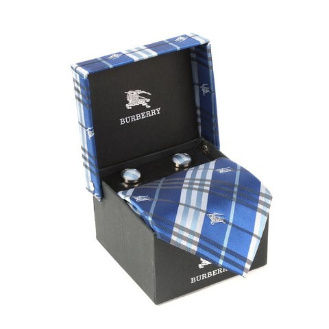 Галстук + запонки + платок от BURBERY