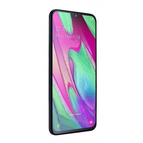 Чёрный смартфон Samsung Galaxy A40 64 Гб