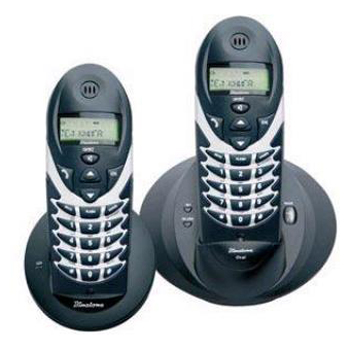 Радиотелефон Binatone Oval Twin XD 1220 BS/BZ