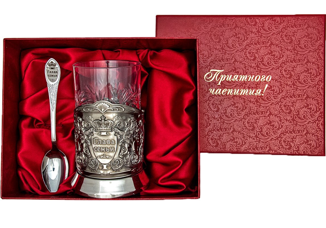 Набор для чая Глава семьи в картонном футляре