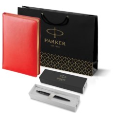 Подарочный набор Parker: шариковая ручка Parker Jotter XL SE20 Monochrome и ежедневник 212_3_128082753