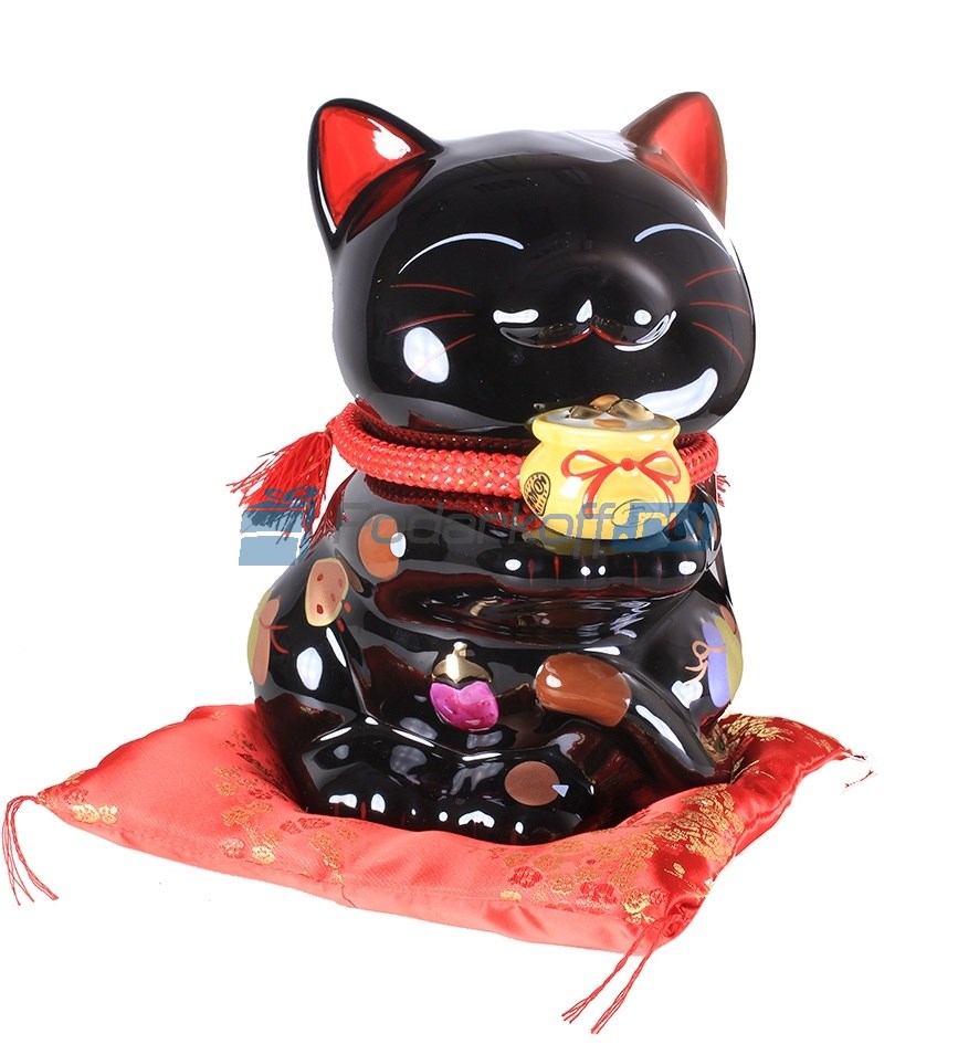 Кот-копилка Удача и много денег! (28 см)