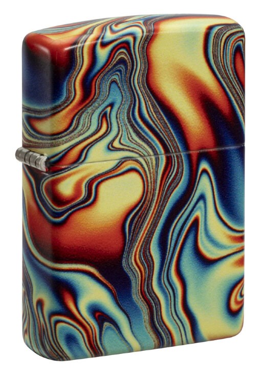 Зажигалка Zippo Colourful Swirl 48612 — светится в темноте