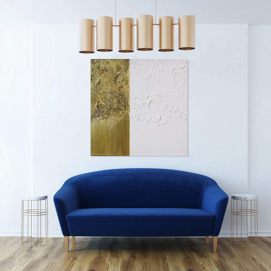Картина MARTGROUP Golden Hill, 60x60 см