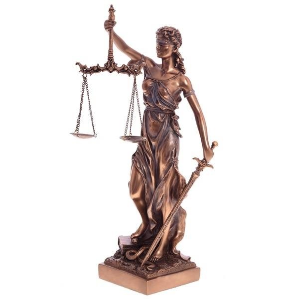 Декоративная фигурка Богиня правосудия высотой 33см