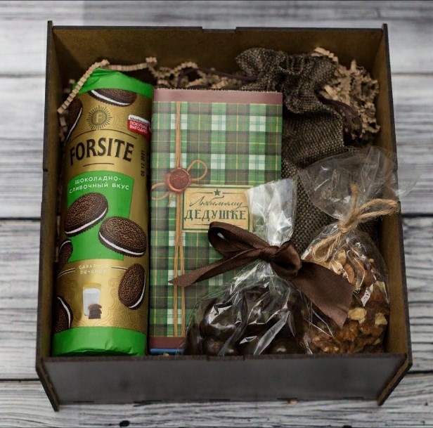 Подарочный бокс для дедушки Scottish green