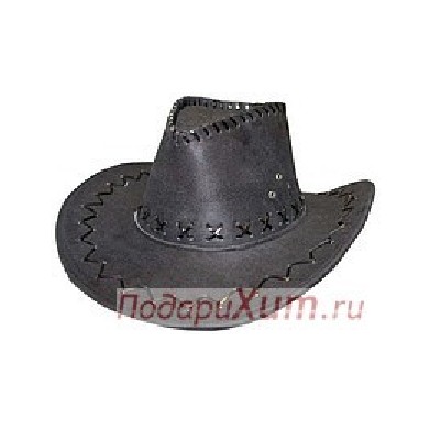 Шляпа ковбойская черная