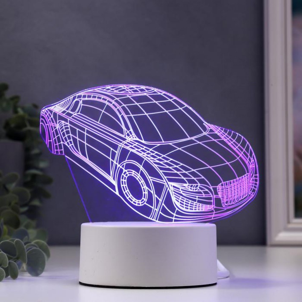 Светильник Авто LED RGB от сети 9,5x16x14 см