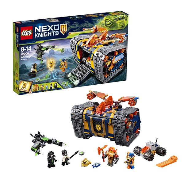 Конструктор Lego Nexo Knights Мобильный арсенал Акселя