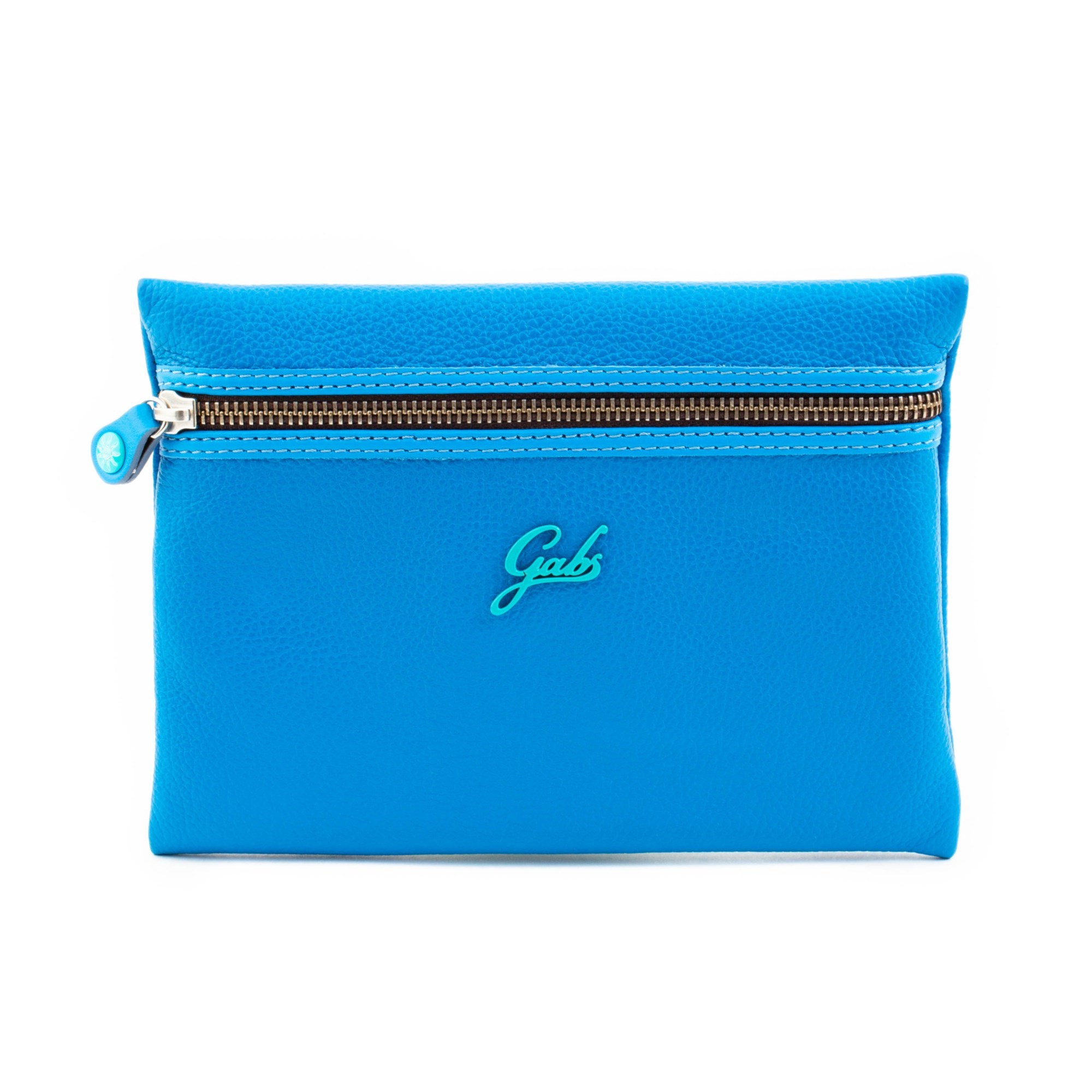 Кожаный клатч Gabs Gpacket Bluette, Italy