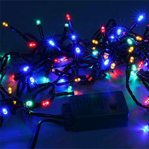 Электрогирлянда 50 LED огней для улицы