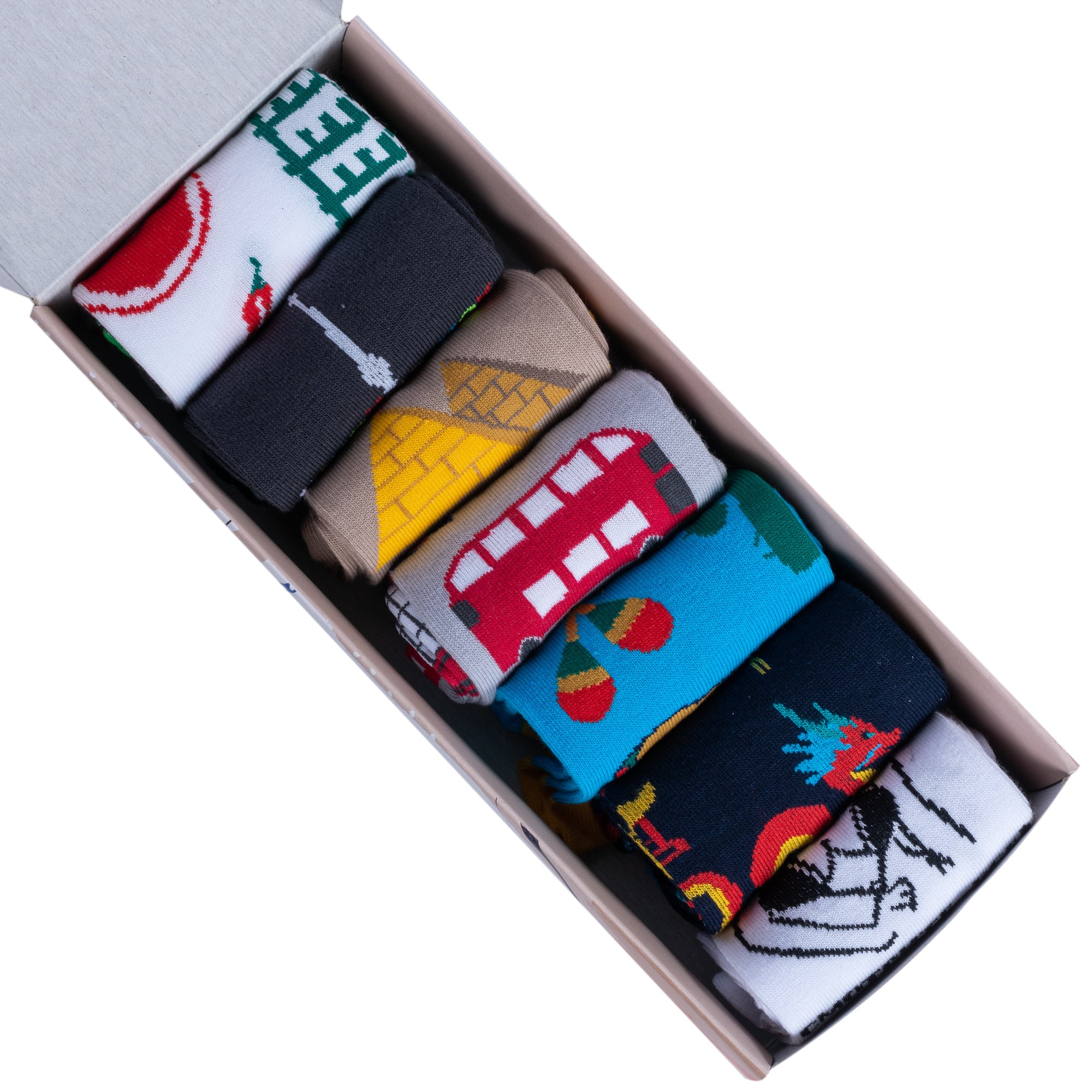 Набор из 7 пар женских носков Moscowsocksclub микс 3