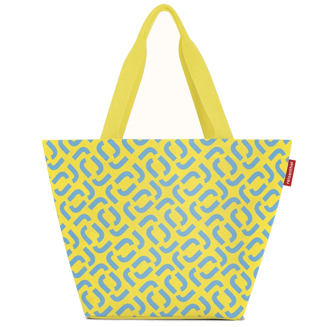 Сумка Shopper M Signature Lemon