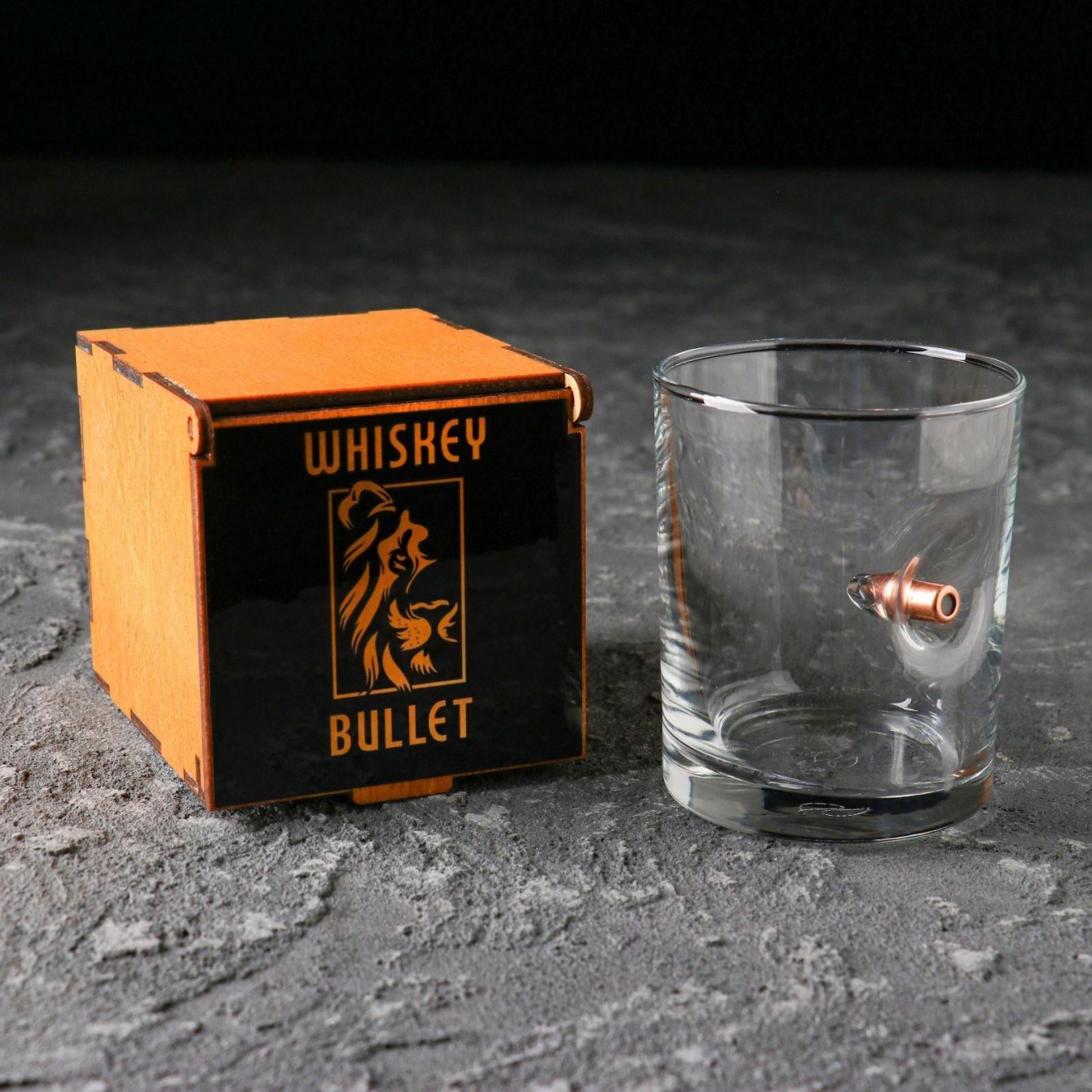Стакан Whiskey Bullet с пулей