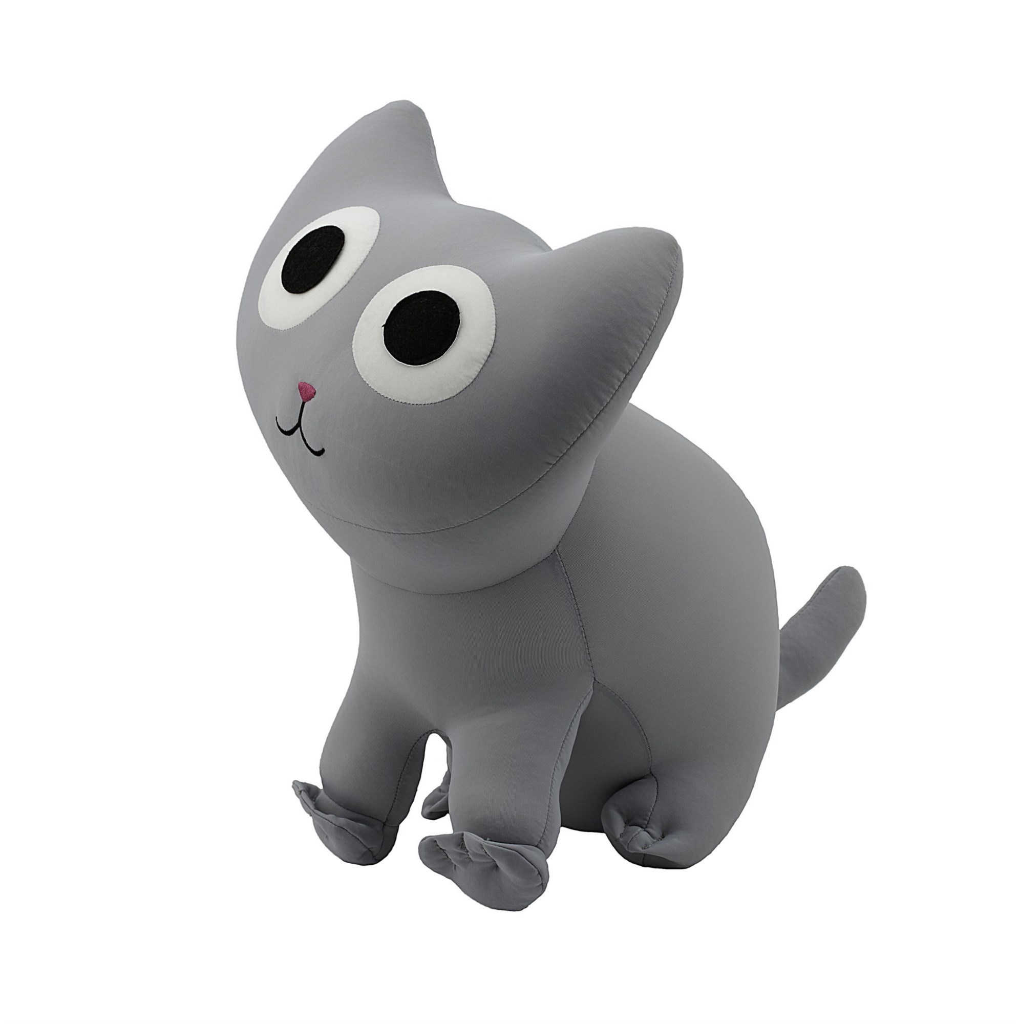 Подушка Кот серый