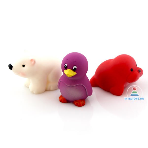 Набор резиновых игрушек «Север» (3 штуки)