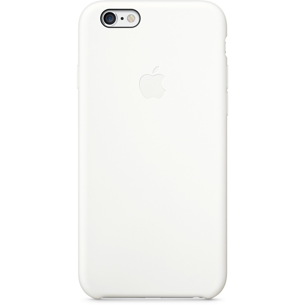 Белый силиконовый чехол для Apple iPhone 6