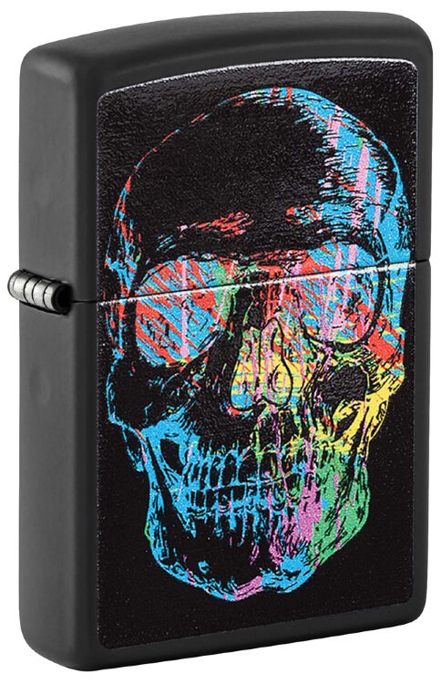 Зажигалка Zippo Colorful Skull 28042 с гравировкой