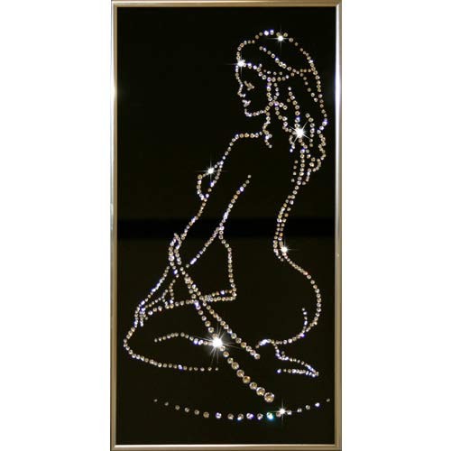 Картина с кристаллами Swarovski В ночи