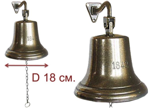 Колокол на кронштейне (рында) 1842