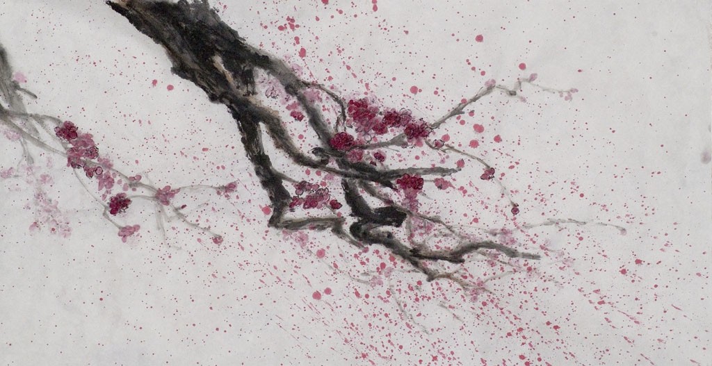 Картина Цветущая слива (Flowering plum)
