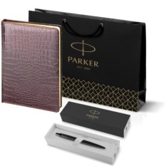 Подарочный набор Parker: шариковая ручка Parker Jotter XL SE20 Monochrome и ежедневник А5 212_3_4942753