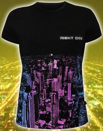 Мужская футболка Night City
