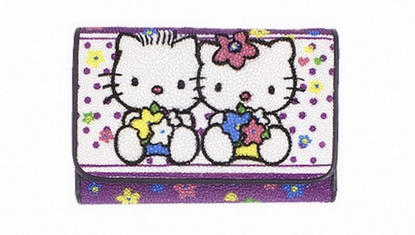 Кошелек из кожи ската
