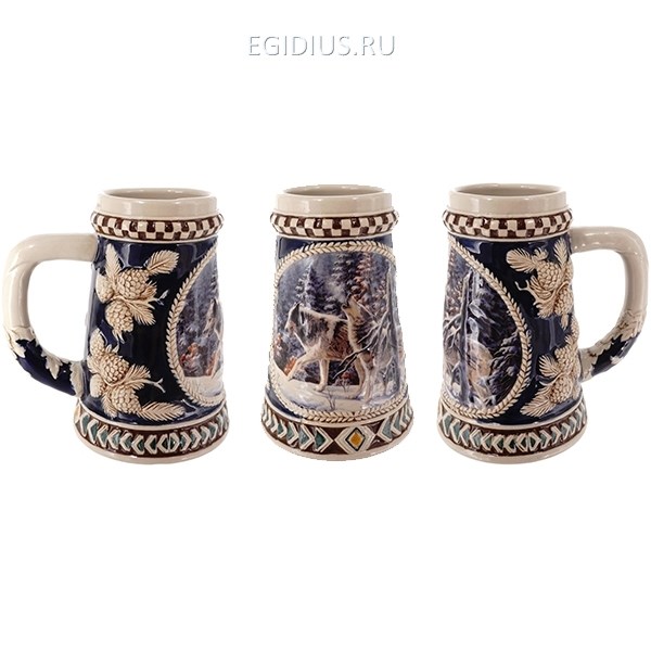 Пивная кружка Волки