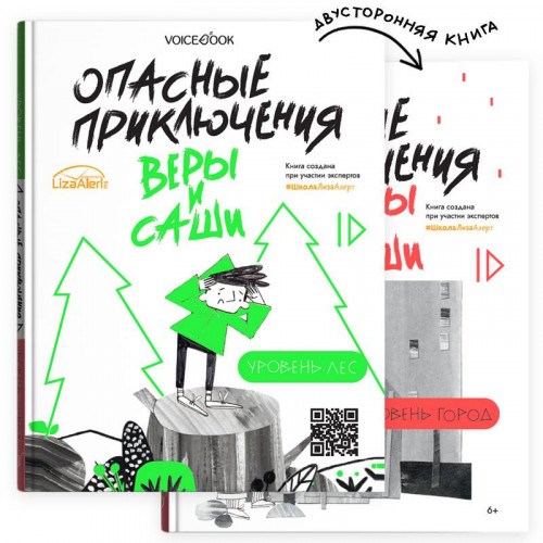 Книга Опасные приключения Веры и Саши. Уровень: лес/город