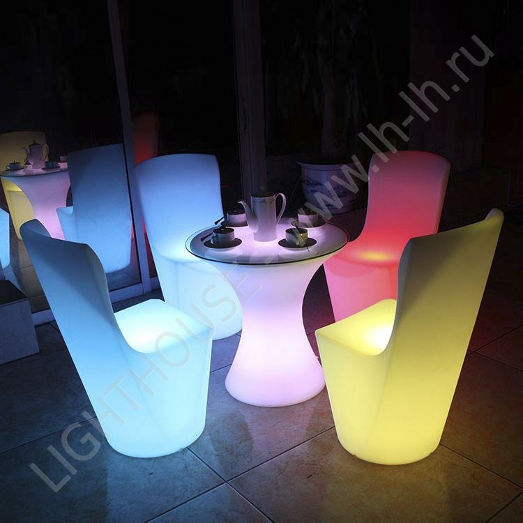 Светящийся LED стул Virton RGB Accum (под заказ)