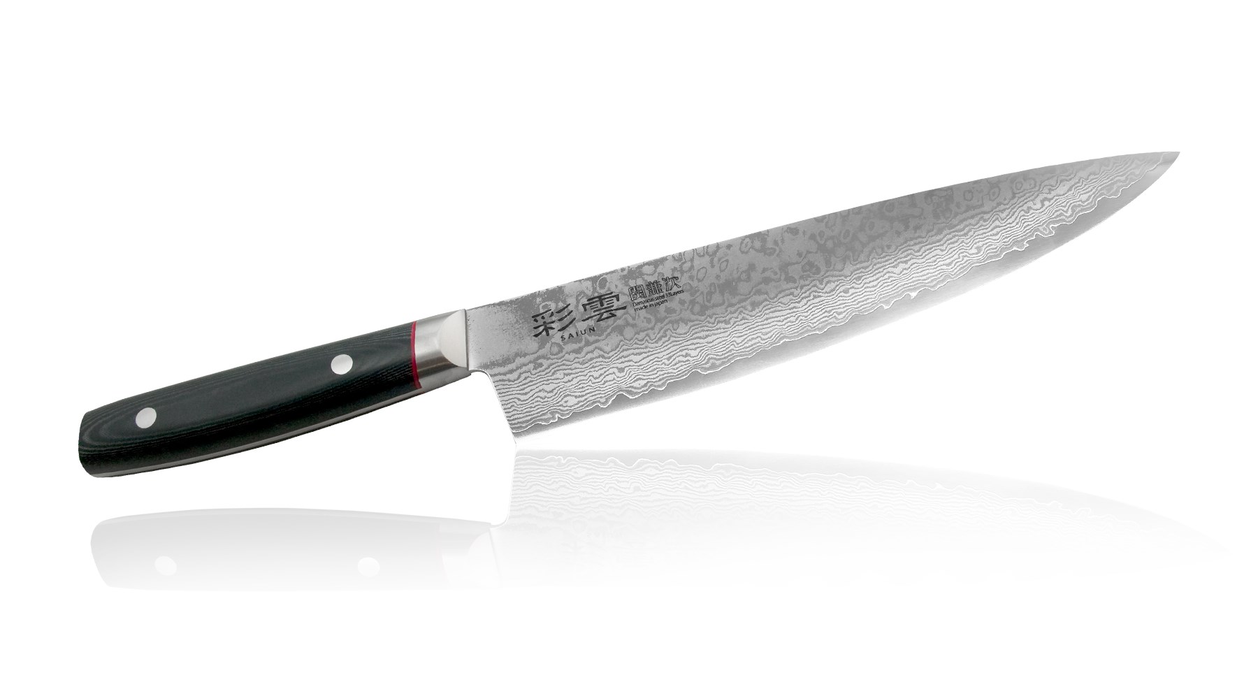 Нож Шеф - Kanetsugu - Saiun Damascus 9006 23 см