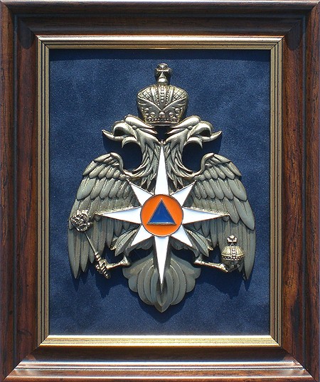 Плакетка Герб МЧС (малая)