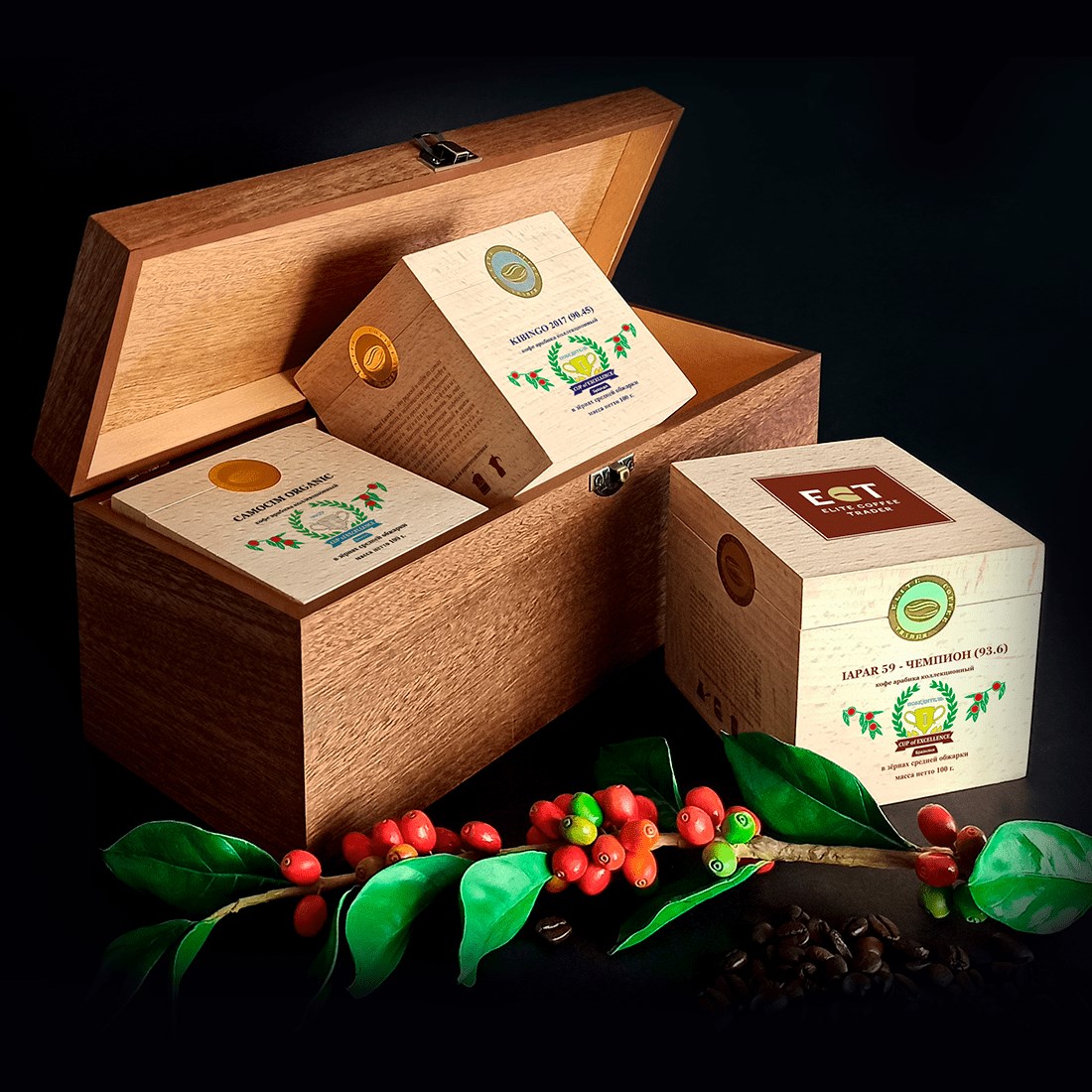 VIP шкатулка №5 с тремя победителями CUP of EXCELLENCE