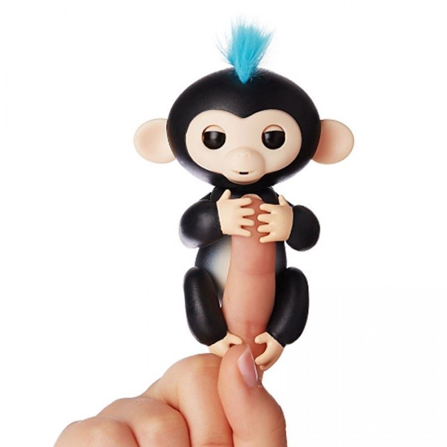 Интерактивная обезьянка Finger Monkey, цвет – черный