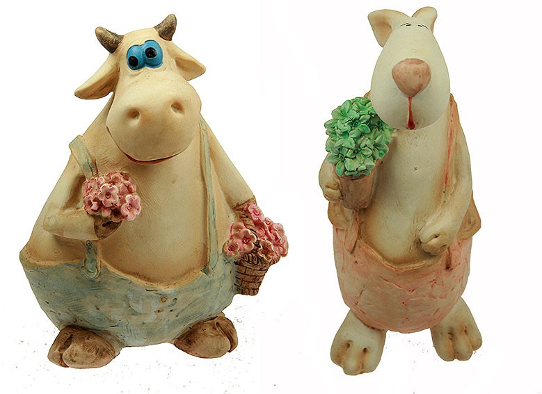 Декоративная фигурка Зайка/Коровка