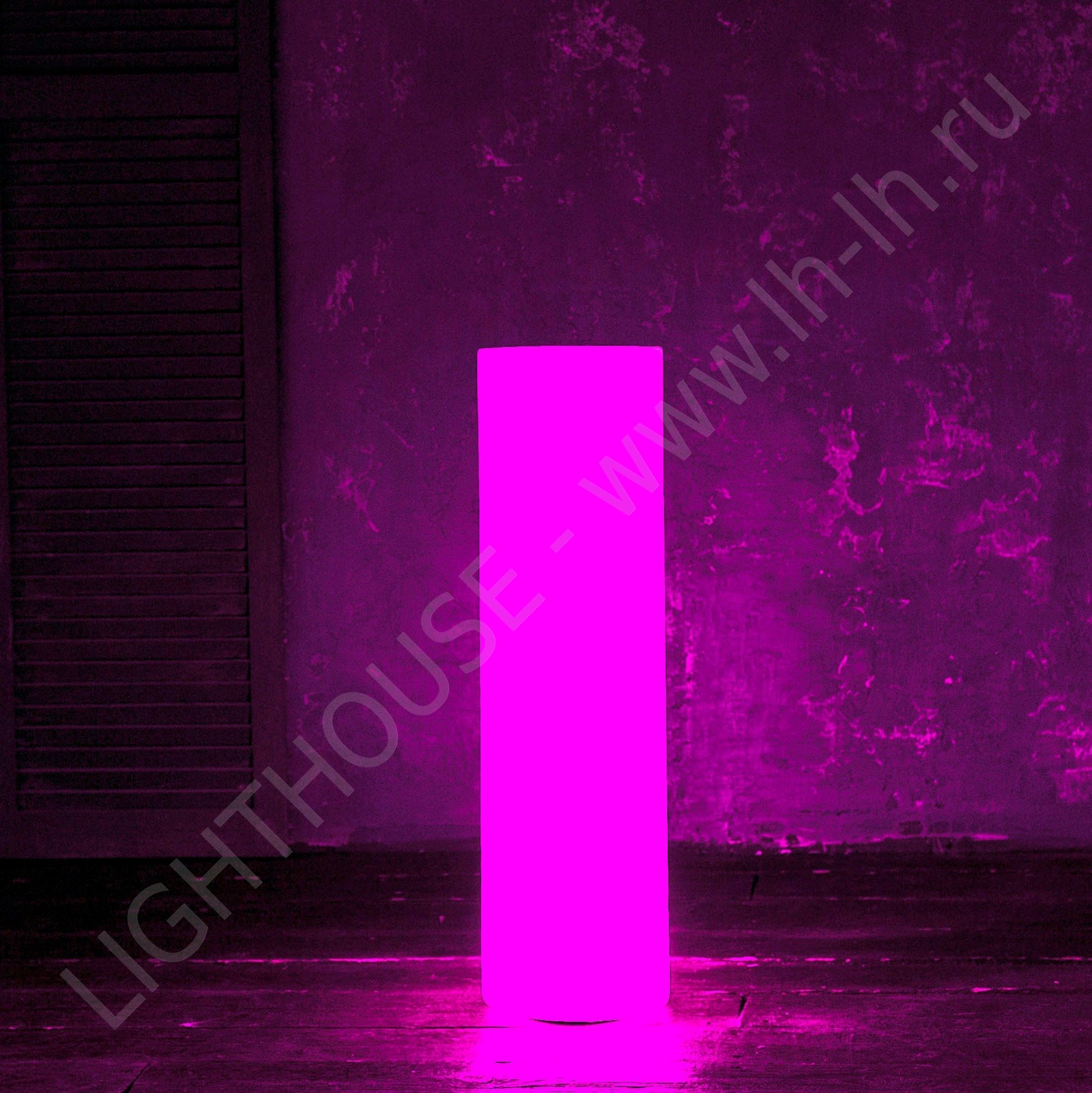 Светящийся LED цилиндр Tower H70 220V RGB