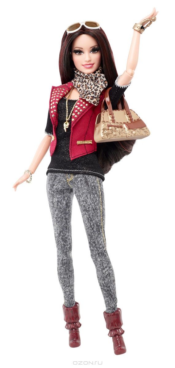 Кукла Barbie Casual, в красной крутке