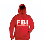 Мужская толстовка с капюшоном «FBI»