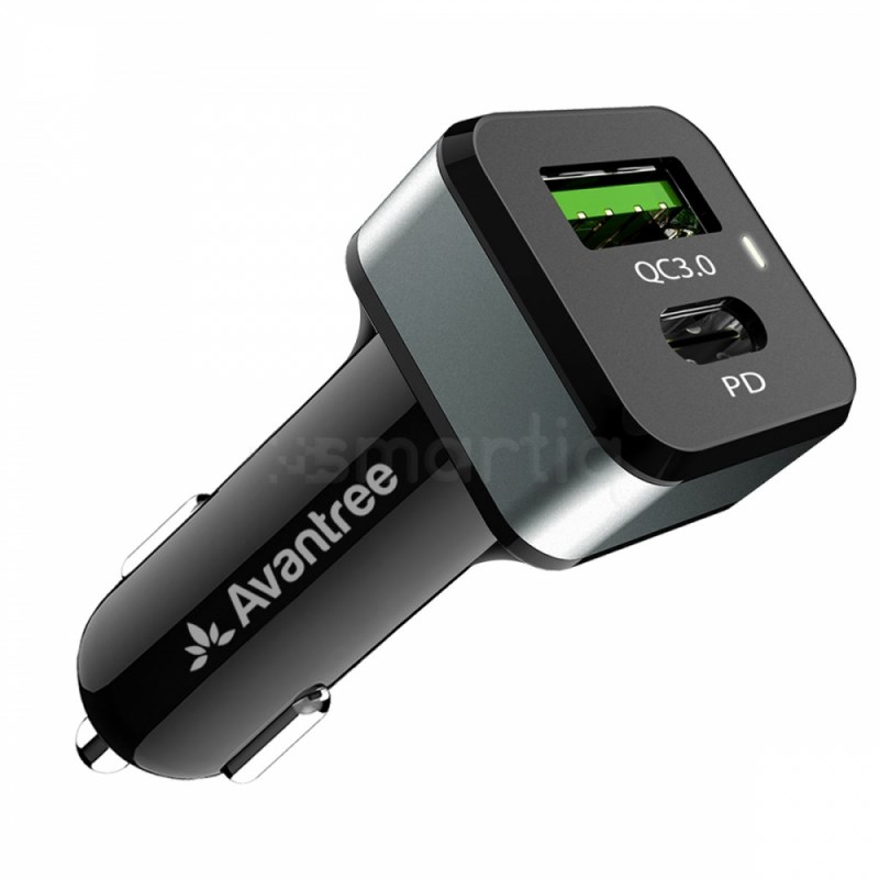 Автомобильное зарядное устройство Avantree TR410 QC3.0...