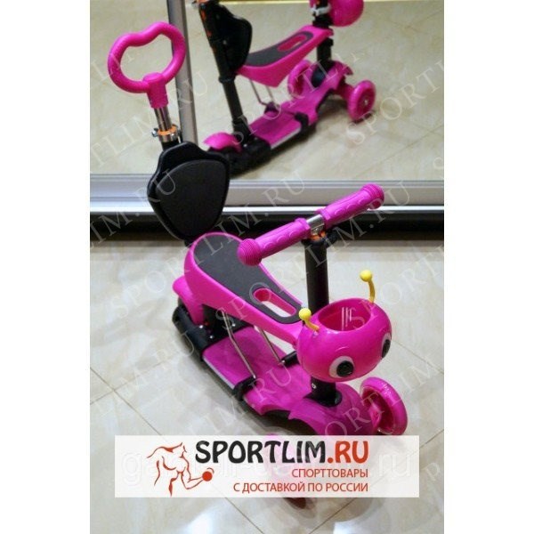 Самокат детский Scooter 5 в 1 с подсветкой и музыкой