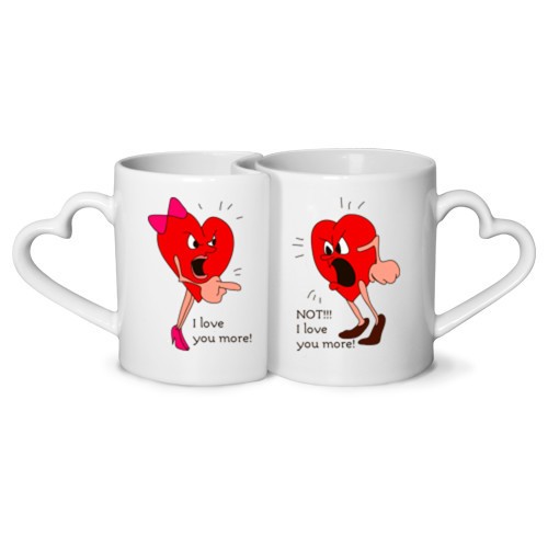 Парные кружки I love you