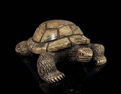Скульптура из кальцита Черепаха